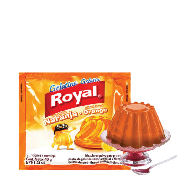 Paquete de Gelatina Royal Sabor Naranja