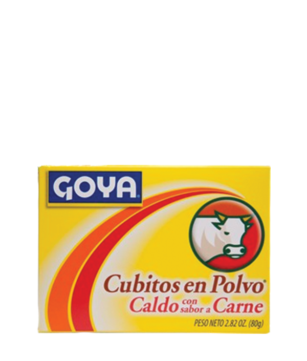 Cubitos En Polvo Caldo Con Sabor A Carne GOYA